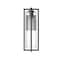 Z-Lite Aura 1 Light Outdoor Wall Light, 8in. W x 22.25in. H, Black 5013B-BK - alternate 5